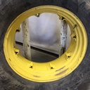 540/65R34 Michelin Multibib R-1W on John Deere Yellow 8-Hole Rim with Clamp/Loop Style 90%