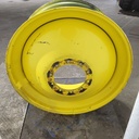 18"W x 42"D, John Deere Yellow 10-Hole Dolly Dual , -13.38" Offset