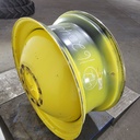 18"W x 42"D, John Deere Yellow 10-Hole Dolly Dual , -13.38" Offset