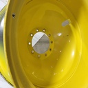 18"W x 42"D, John Deere Yellow 10-Hole Dolly Dual , -13.38" Offset