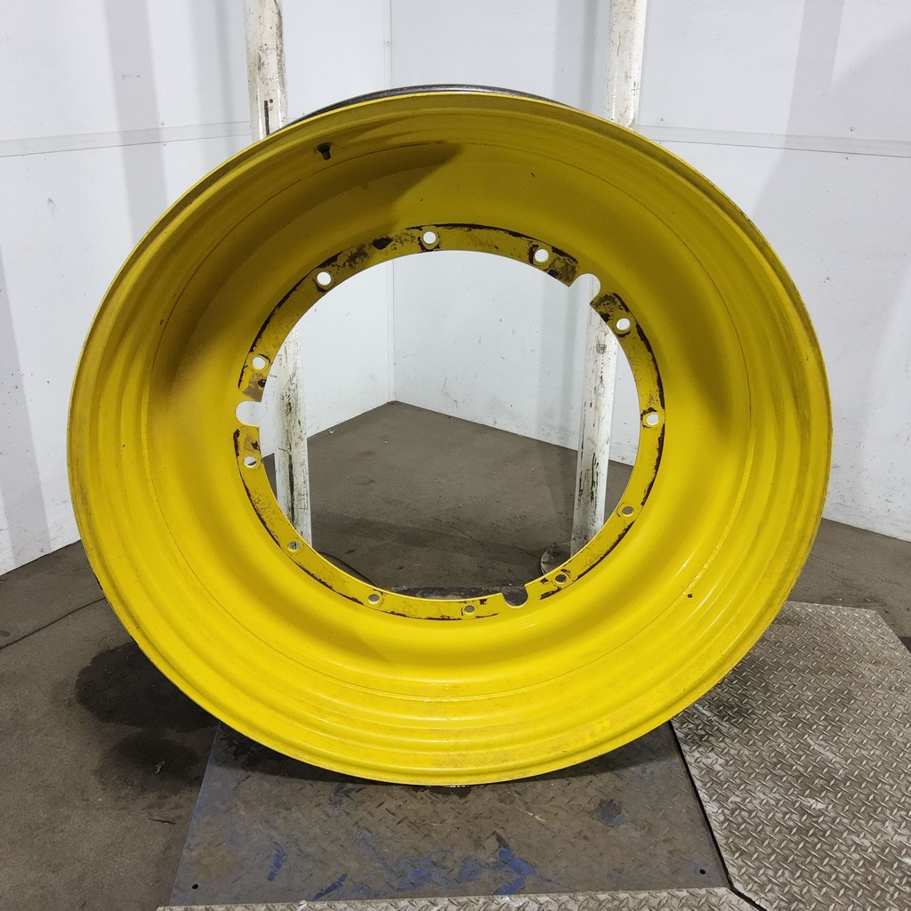 12"W x 50"D, John Deere Yellow 12-Hole Stub Disc , -3.12" Offset