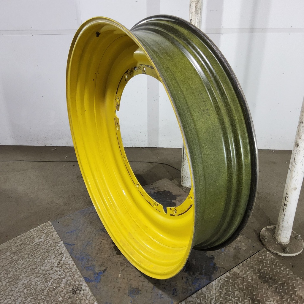 12"W x 50"D, John Deere Yellow 12-Hole Stub Disc , -3.12" Offset