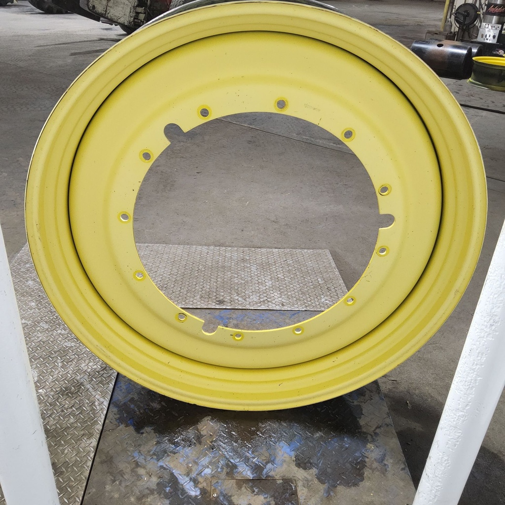 12"W x 50"D, John Deere Yellow 12-Hole Stub Disc , -3.12" Offset