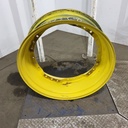 13"W x 34"D, John Deere Yellow 12-Hole Waffle Wheel (Groups of 3 bolts)