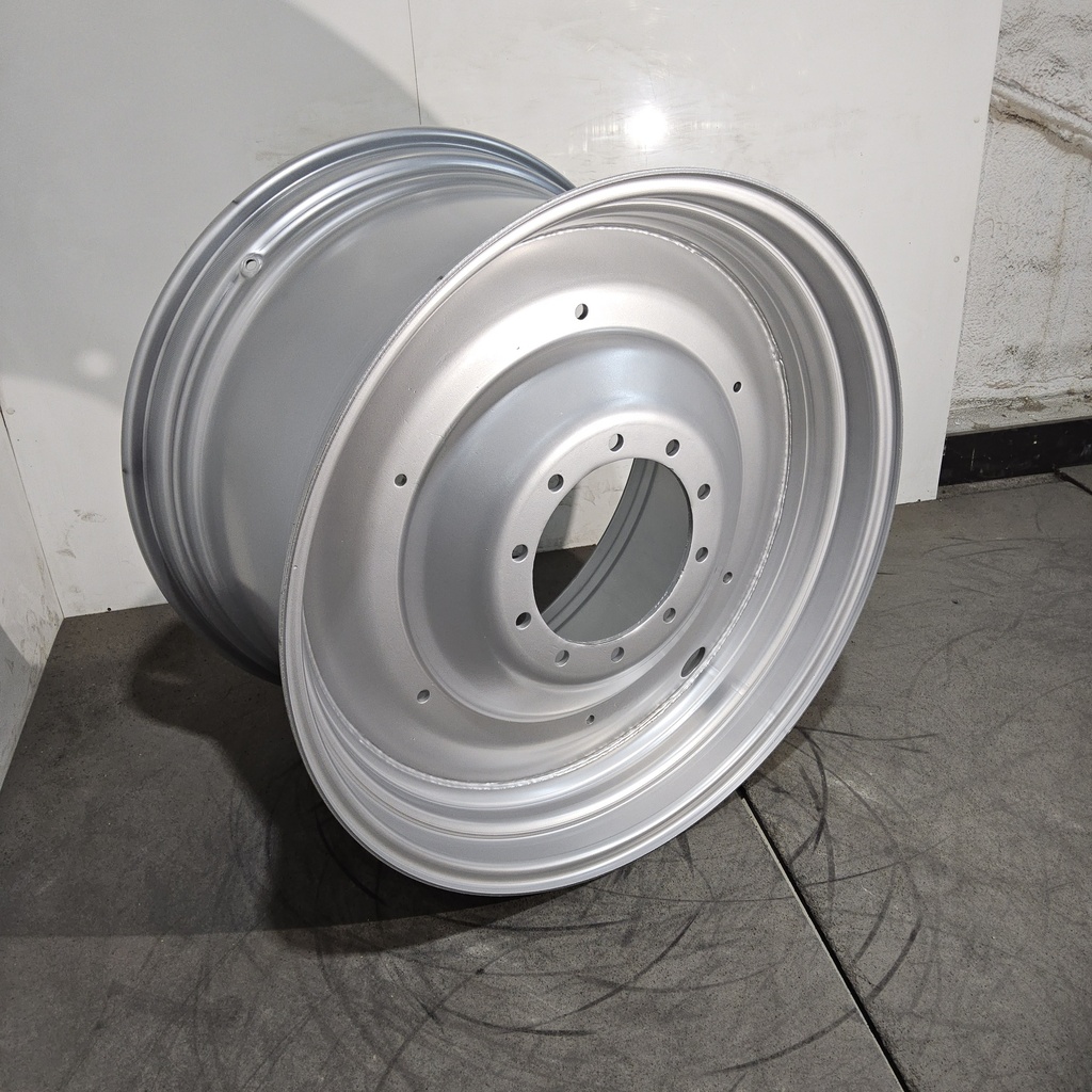 23"W x 38"D, Case IH Silver Mist 10-Hole Formed Plate , -10" Offset