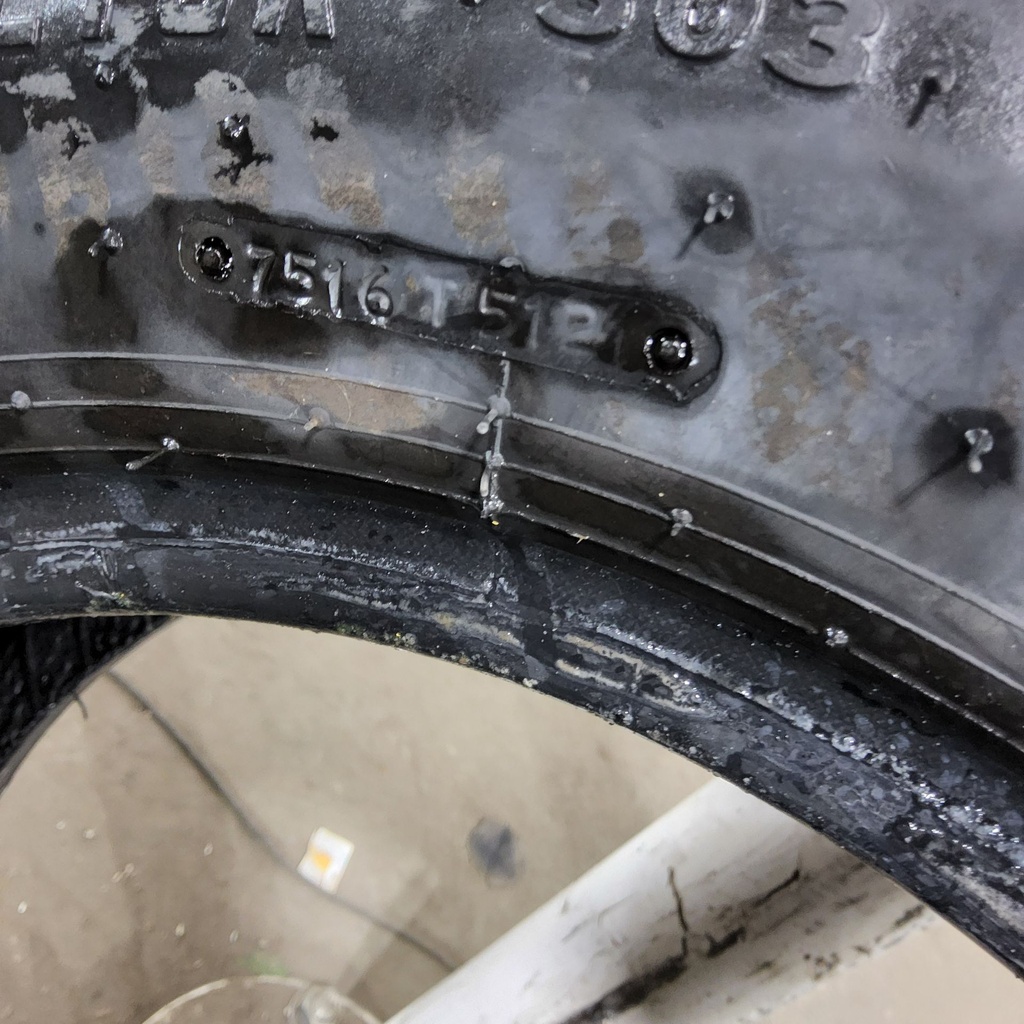 7.50-16 Galaxy Front Farm 3-Rib F-2 D (8 Ply), 99%