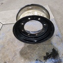 8"W x 16"D, Black 8-Hole Flat Plate , -1.12" Offset