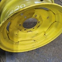 6"W x 16"D, John Deere Yellow 6-Hole Implement , 1.38" Offset