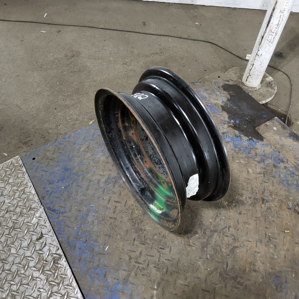 5.5"W x 16"D, Black 8-Hole Implement , 0.12" Offset