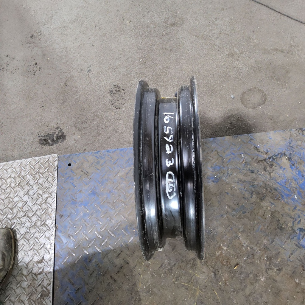 4"W x 16"D, Black 6-Hole Implement , 1.88" Offset