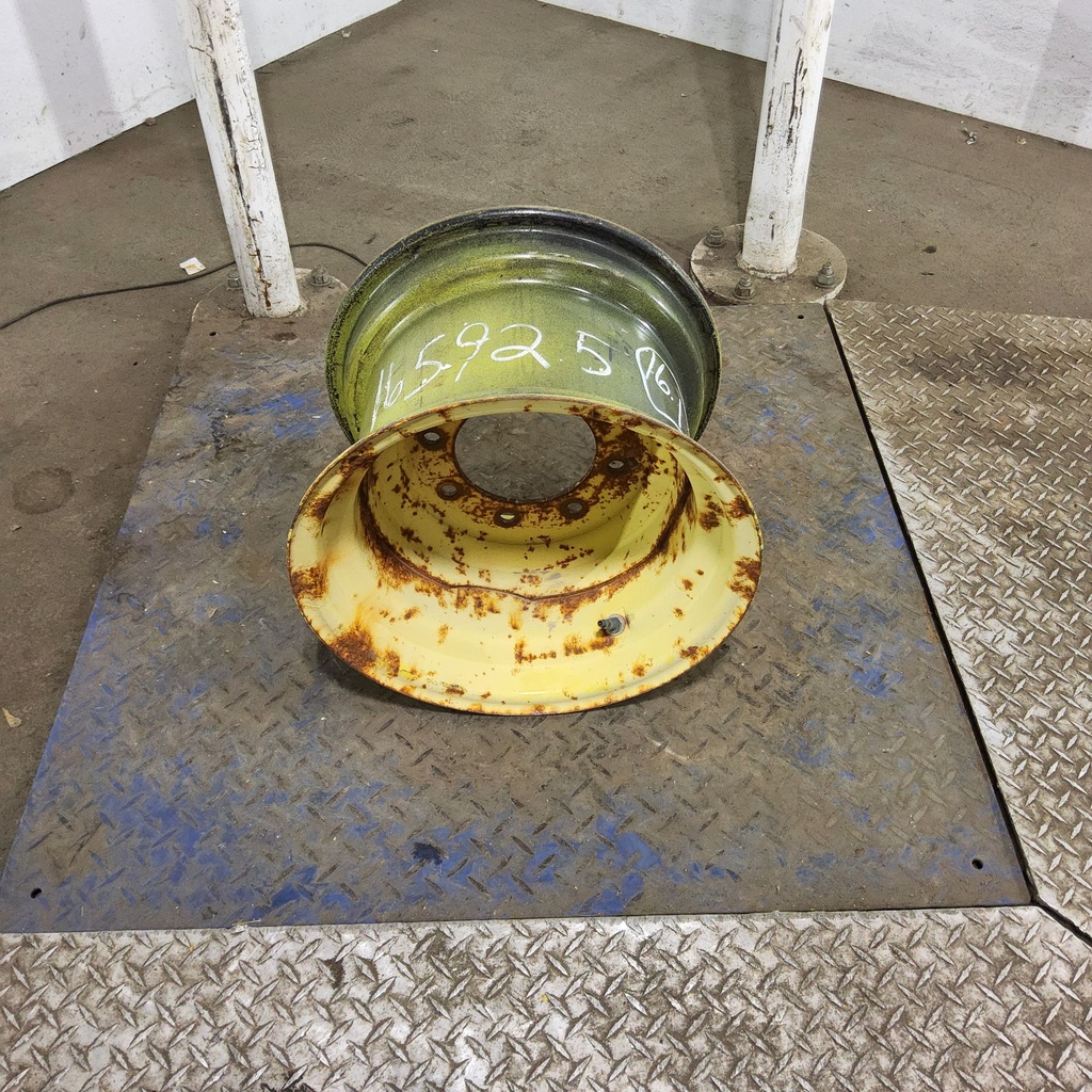 11"W x 16.1"D, John Deere Yellow 8-Hole Implement , -1.25" Offset