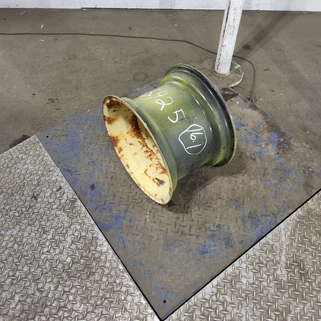 11"W x 16.1"D, John Deere Yellow 8-Hole Implement , -1.25" Offset