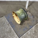 11"W x 16.1"D, John Deere Yellow 8-Hole Implement , -1.25" Offset