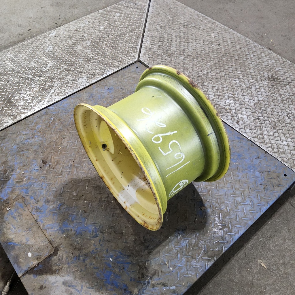 10"W x 16"D, John Deere Yellow 8-Hole Implement , -0.25" Offset