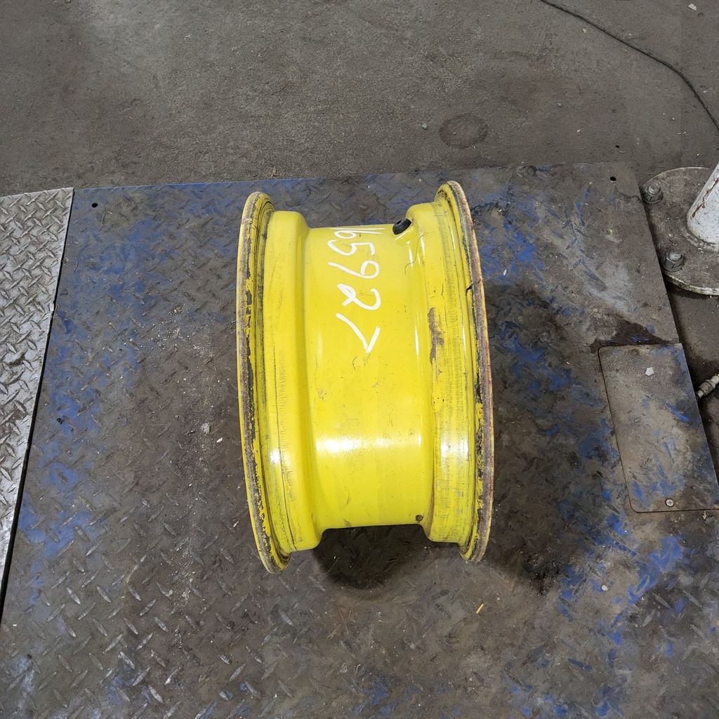 8"W x 16"D, John Deere Yellow 8-Hole Implement , 0.25" Offset