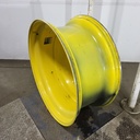 18"W x 42"D, John Deere Yellow 10-Hole Dolly Dual , -13.38" Offset