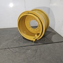 17"W x 25"D, John Deere Construction Yellow 14-Hole 3 Piece Formed Plate , -2" Offset