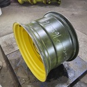 18"W x 28"D, John Deere Yellow 8-Hole Formed Plate , 2.88" Offset