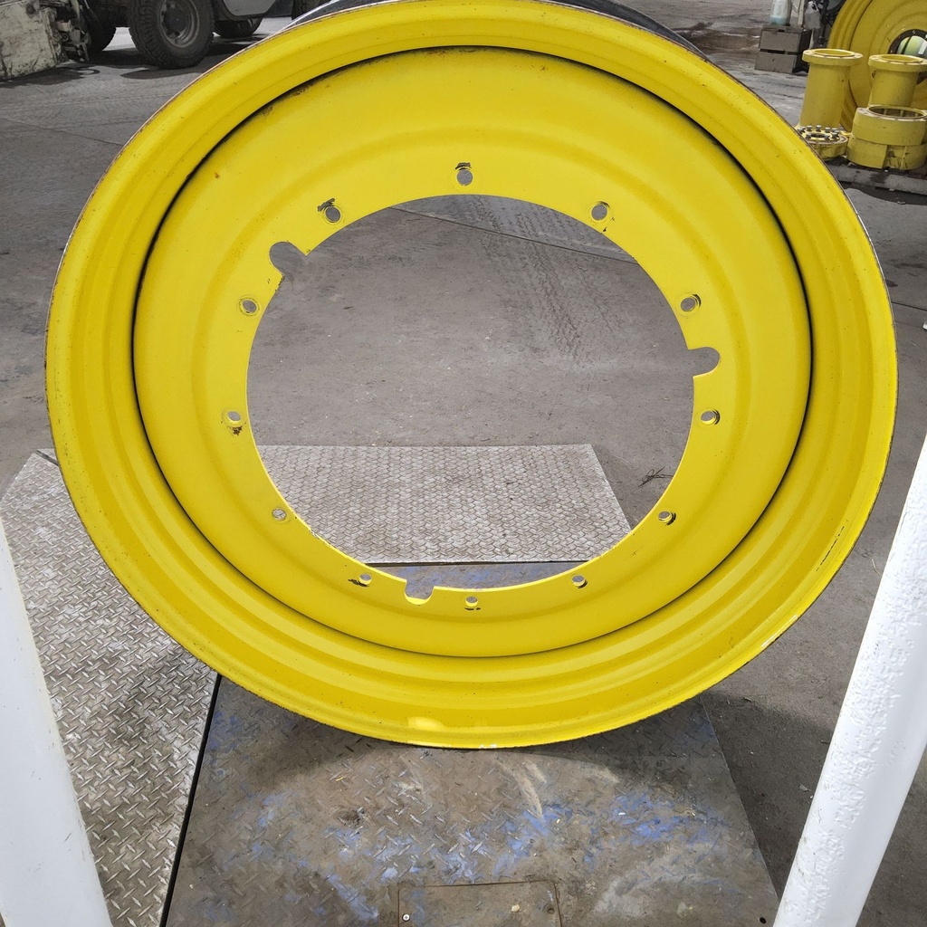 15"W x 50"D, John Deere Yellow 12-Hole Stub Disc , -3.12" Offset