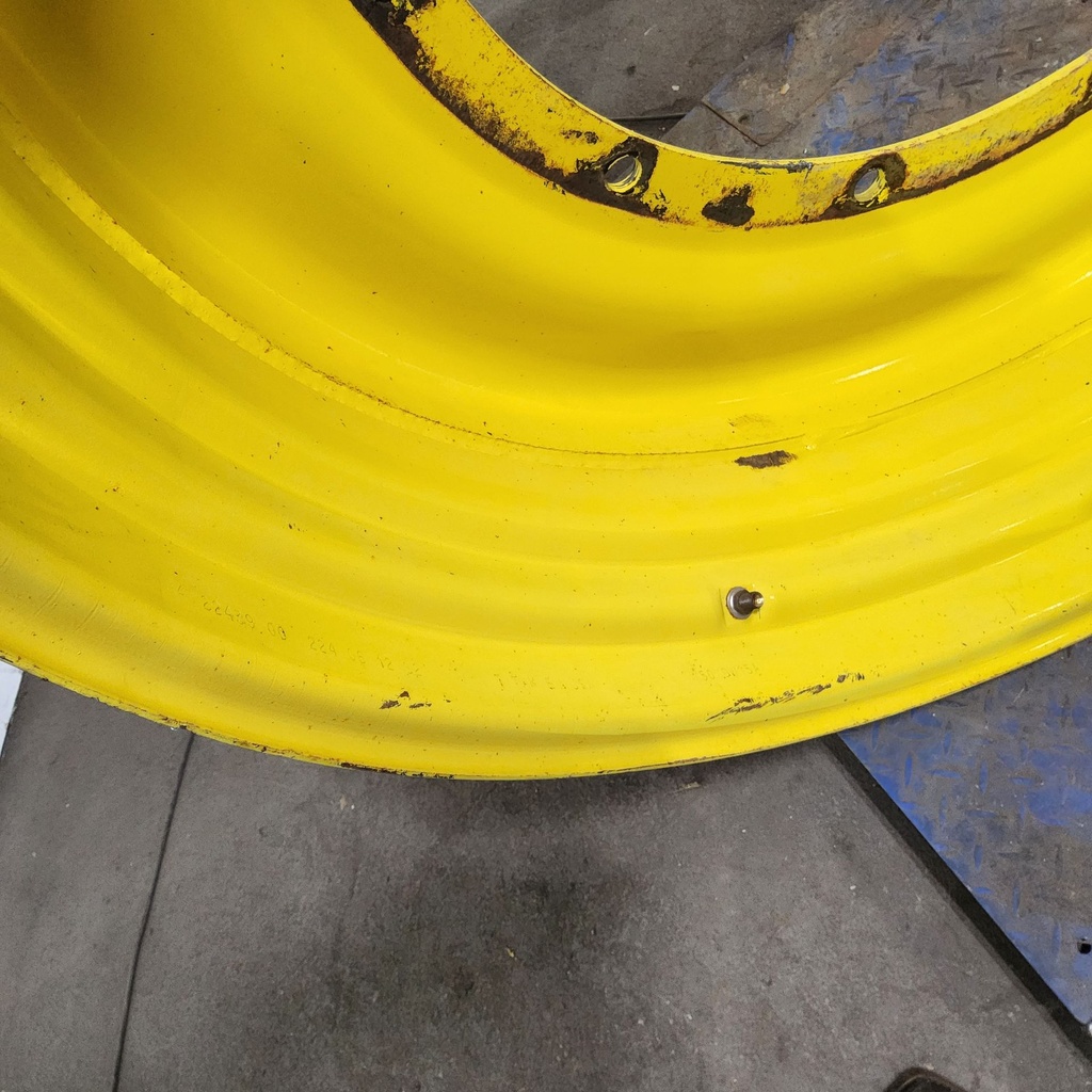 15"W x 50"D, John Deere Yellow 12-Hole Stub Disc , -3.12" Offset