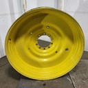 15"W x 50"D, John Deere Yellow 10-Hole Formed Plate , -6.62" Offset