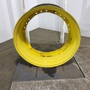 15"W x 34"D, John Deere Yellow 12-Hole Waffle Wheel (Groups of 3 bolts)