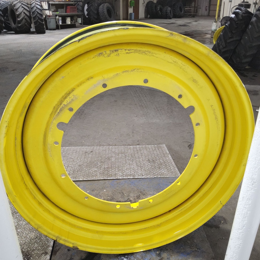 15"W x 50"D, John Deere Yellow 12-Hole Stub Disc , -3.12" Offset