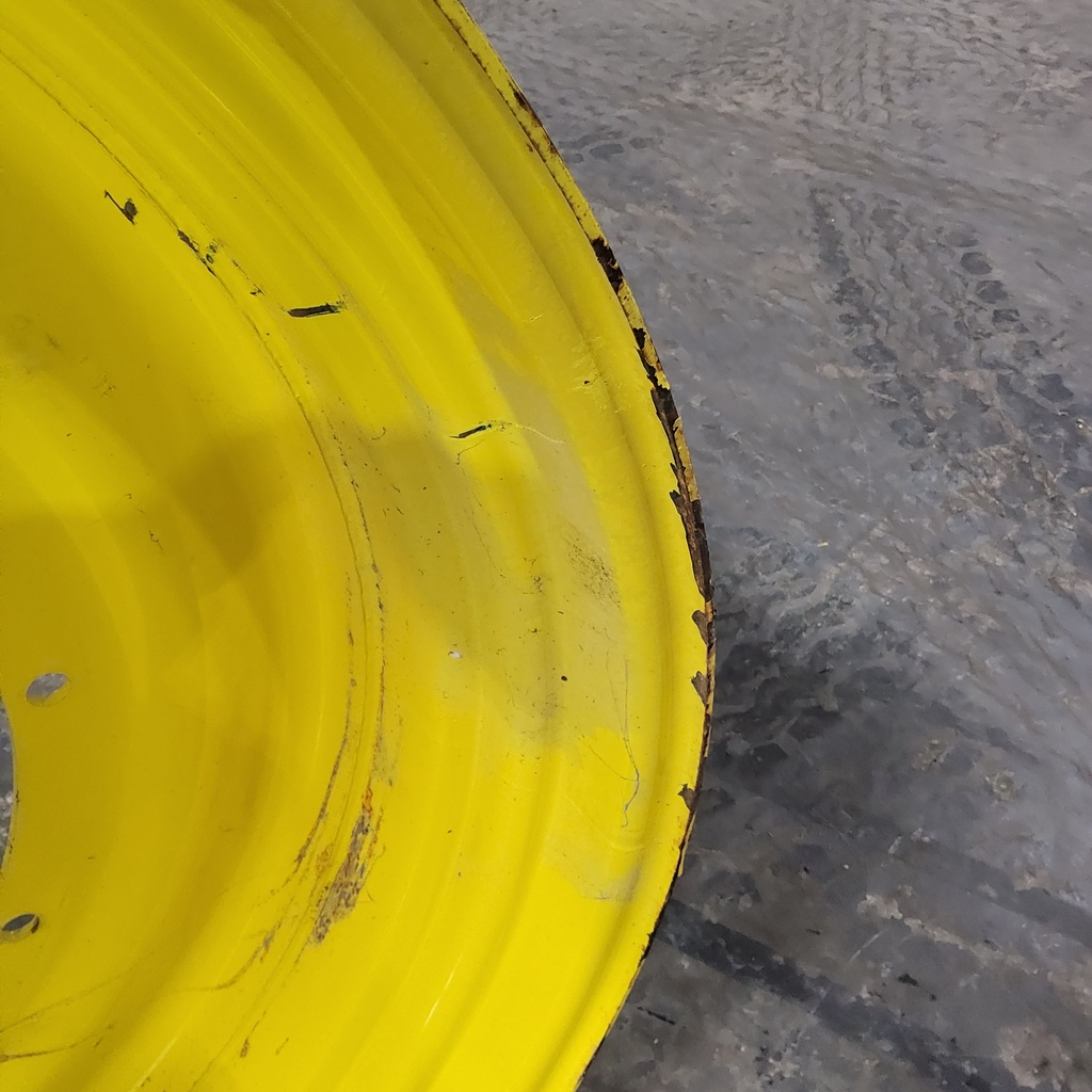 15"W x 50"D, John Deere Yellow 12-Hole Stub Disc , -3.12" Offset