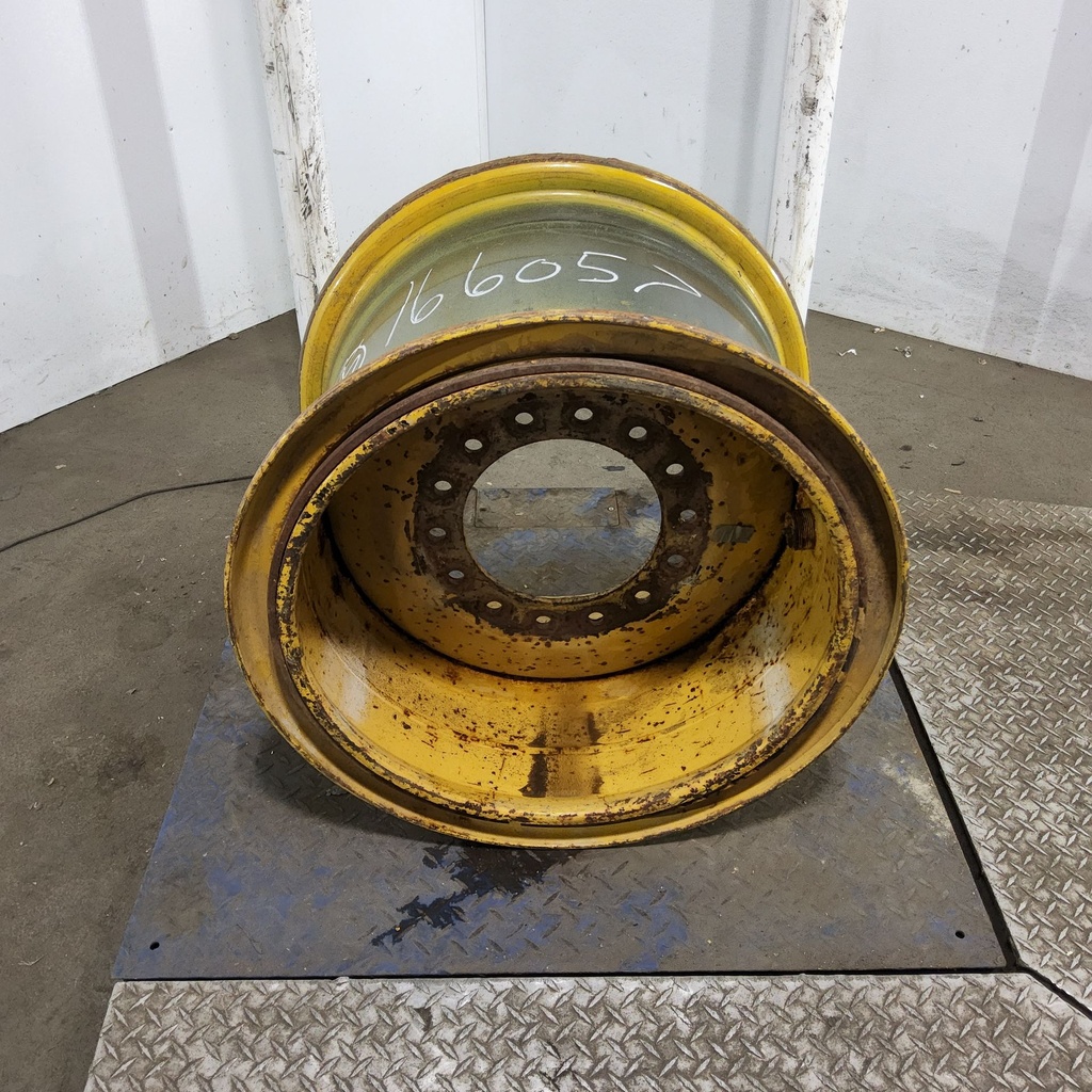 17"W x 25"D, Cat Yellow 14-Hole 3 Piece Formed Plate , 1.25" Offset