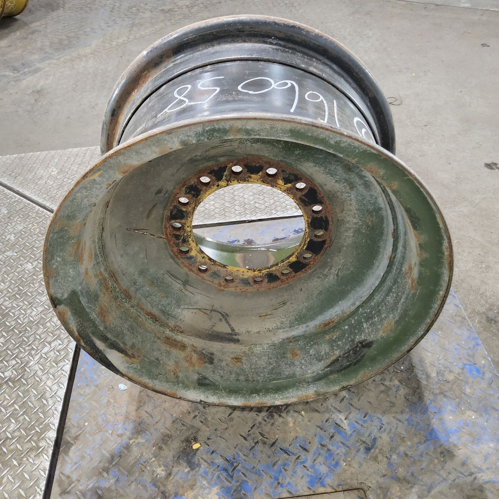 17"W x 25"D, Cat Yellow 14-Hole 3 Piece Formed Plate , -1.75" Offset