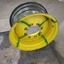 14"W x 26"D, John Deere Yellow 8-Hole Formed Plate , 2.75" Offset