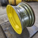 15"W x 30"D, John Deere Yellow 8-Hole Formed Plate , 2.25" Offset