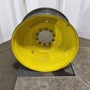 18"W x 38"D, John Deere Yellow 10-Hole Formed Plate , -3.25" Offset
