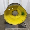 18"W x 38"D, John Deere Yellow 10-Hole Formed Plate , -3.25" Offset