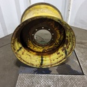 27"W x 32"D, John Deere Yellow 10-Hole Formed Plate , -4.12" Offset