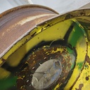 18"W x 38"D, John Deere Yellow 10-Hole Flat Plate Sprayer , -0.38" Offset