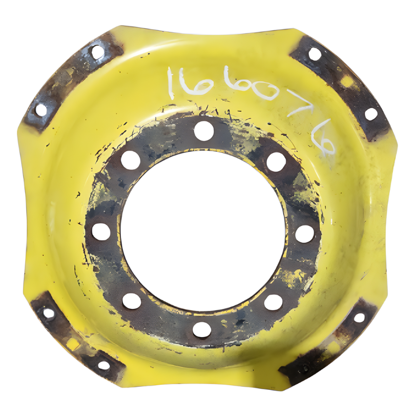 8-Hole Waffle Disc (Groups of 2 Bolts) Center for 28"-30" Rim, John Deere Yellow