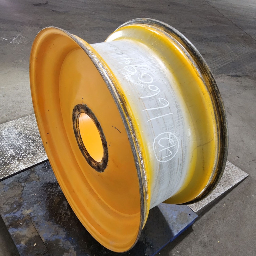 18"W x 42"D, Hagie Orange 10-Hole Formed Plate Sprayer , -6.12" Offset