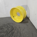 8.25"W x 19.5"D, John Deere Yellow 8-Hole Flat Plate , -1" Offset