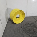 8.25"W x 19.5"D, John Deere Yellow 8-Hole Flat Plate , -1" Offset