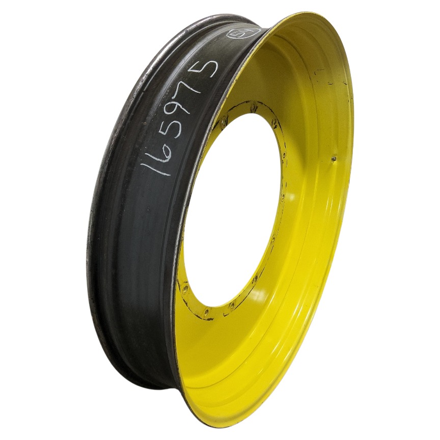 10"W x 54"D, John Deere Yellow 12-Hole Stub Disc , -3.44" Offset