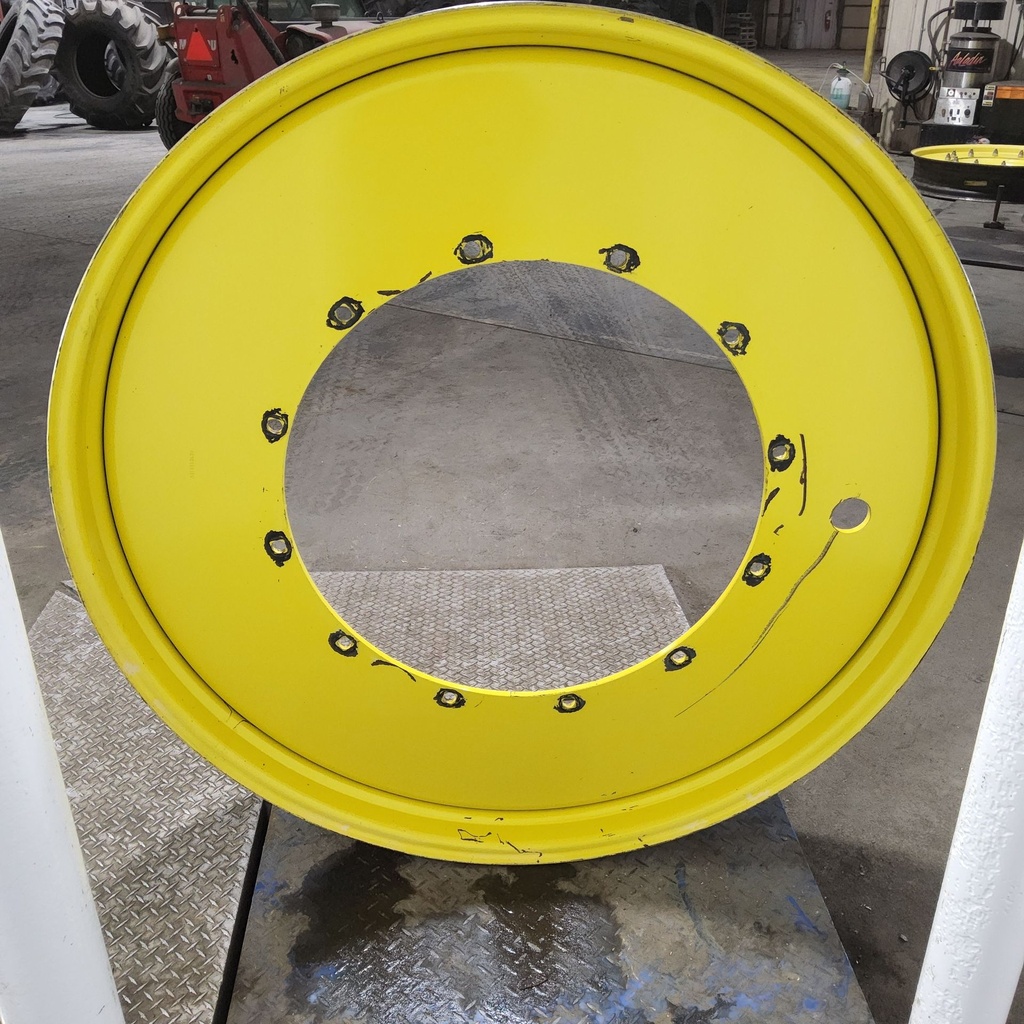 10"W x 54"D, John Deere Yellow 12-Hole Stub Disc , -3.44" Offset