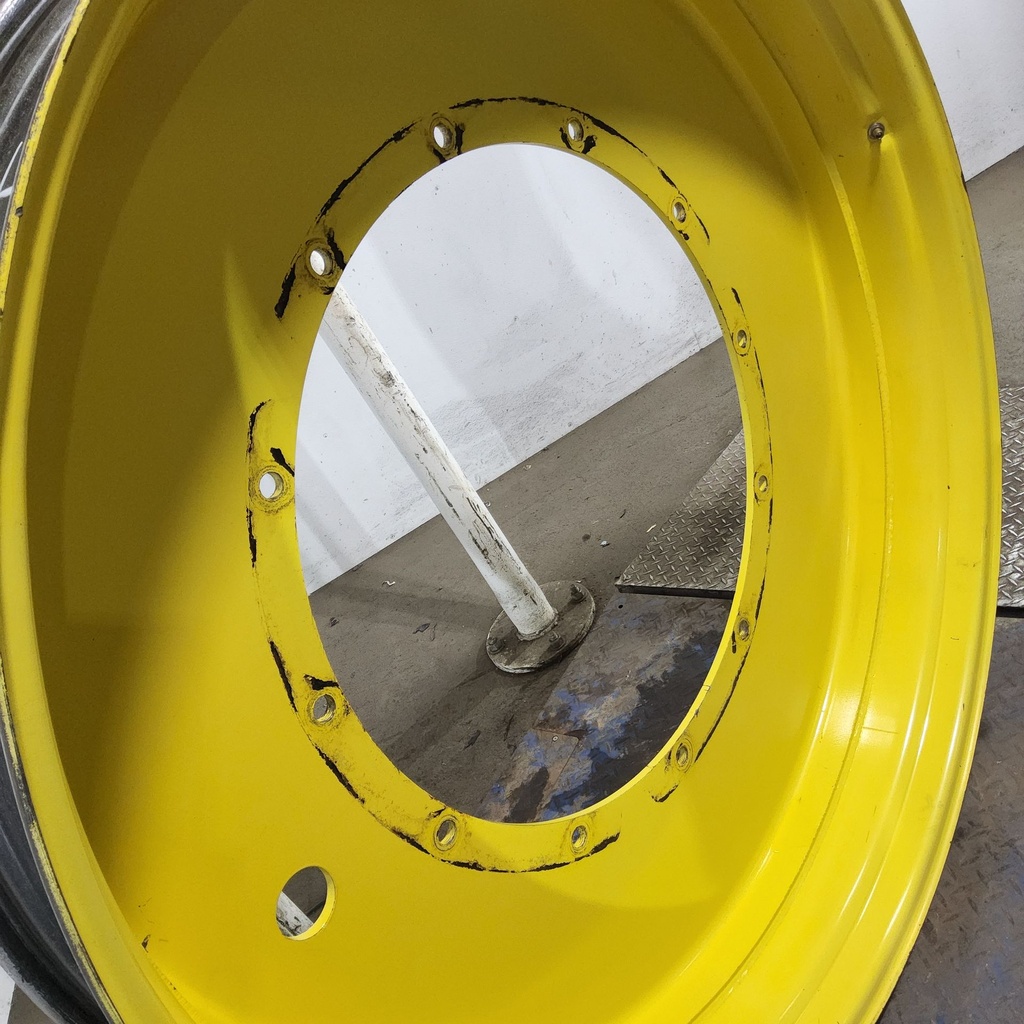 10"W x 54"D, John Deere Yellow 12-Hole Stub Disc , -3.44" Offset