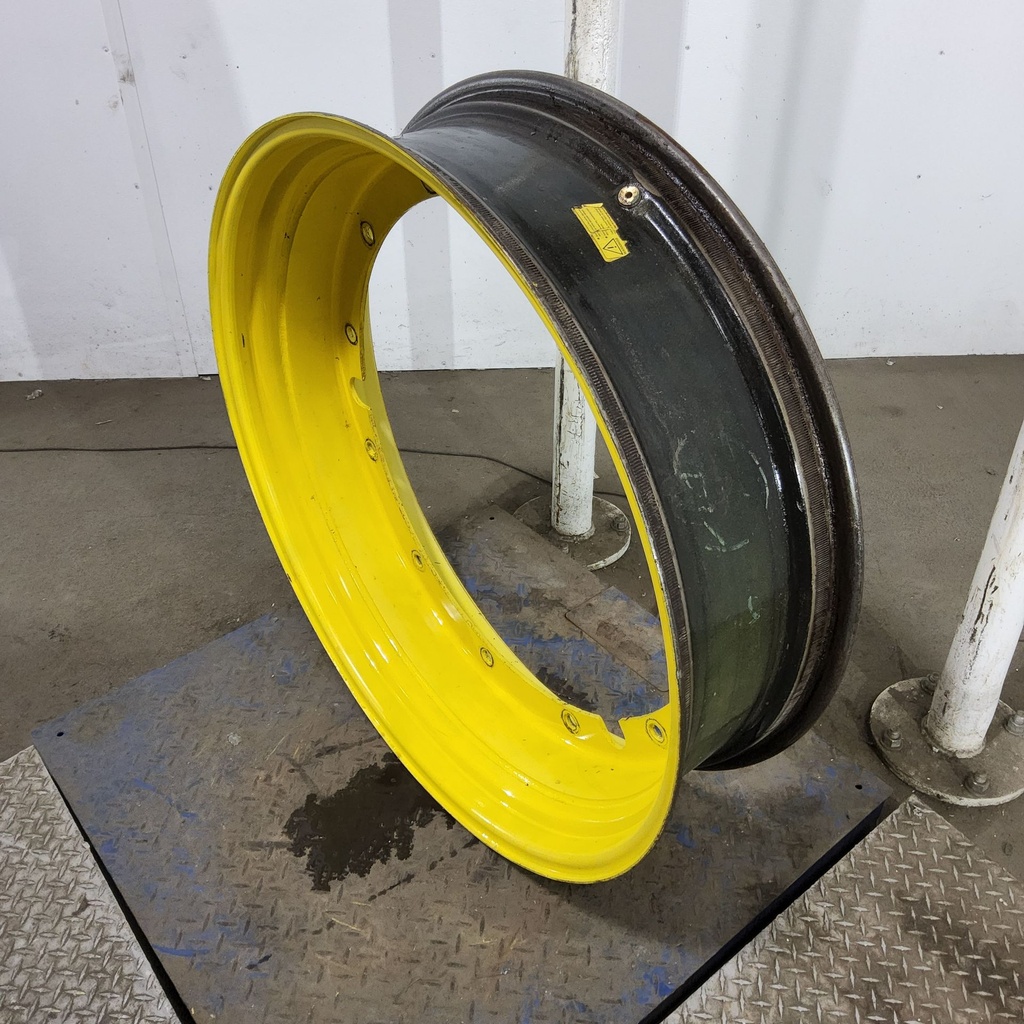 10"W x 38"D, John Deere Yellow 12-Hole Stub Disc , 1.81" Offset