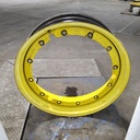 10"W x 38"D, John Deere Yellow 12-Hole Stub Disc , 1.81" Offset