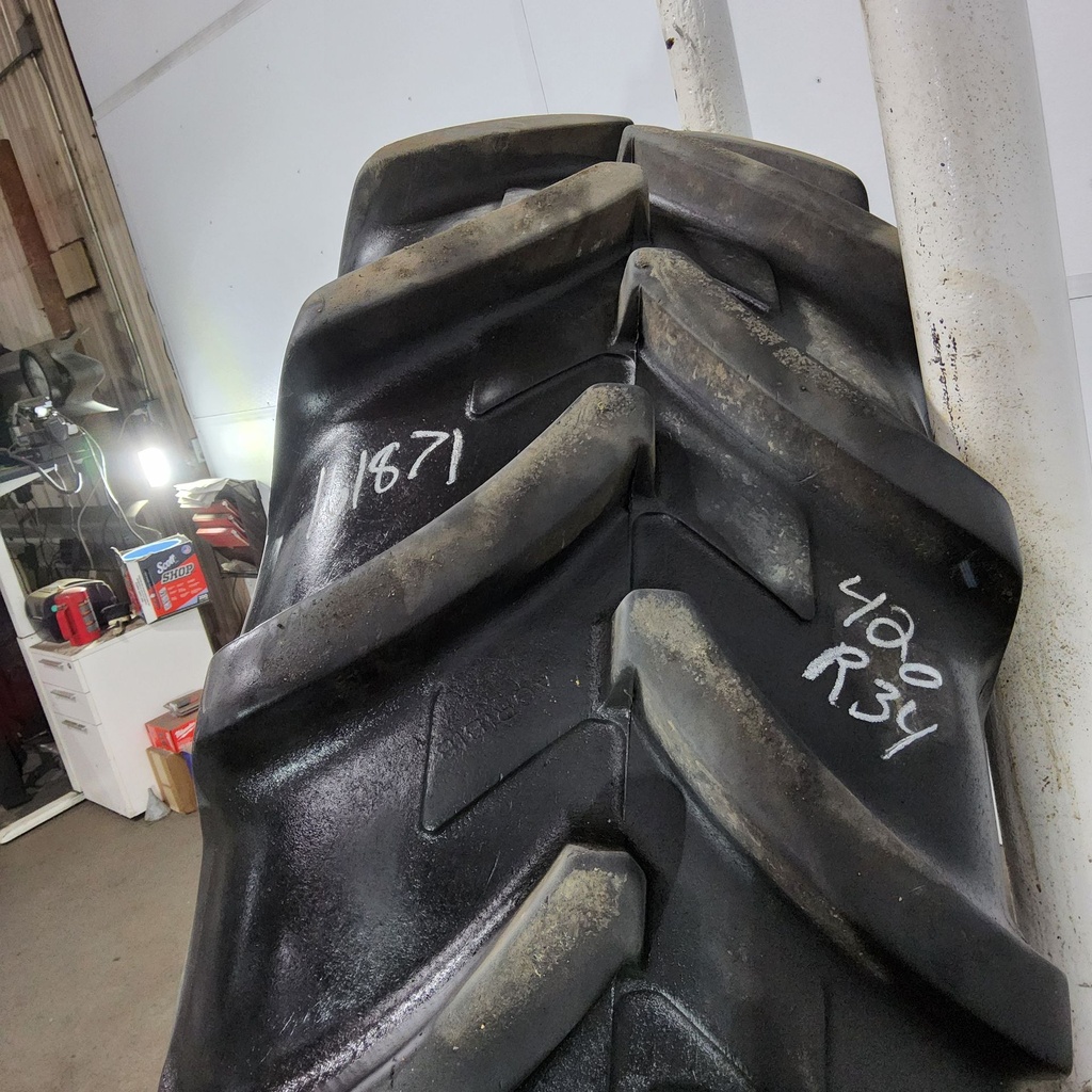 420/85R34 Michelin AgriBib R-1W 142A8 75%