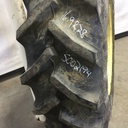 16.9/R28 Goodyear Farm Super Traction Radial R-1W on John Deere Yellow 12-Hole Waffle Wheel (Groups of 3 bolts) 85%
