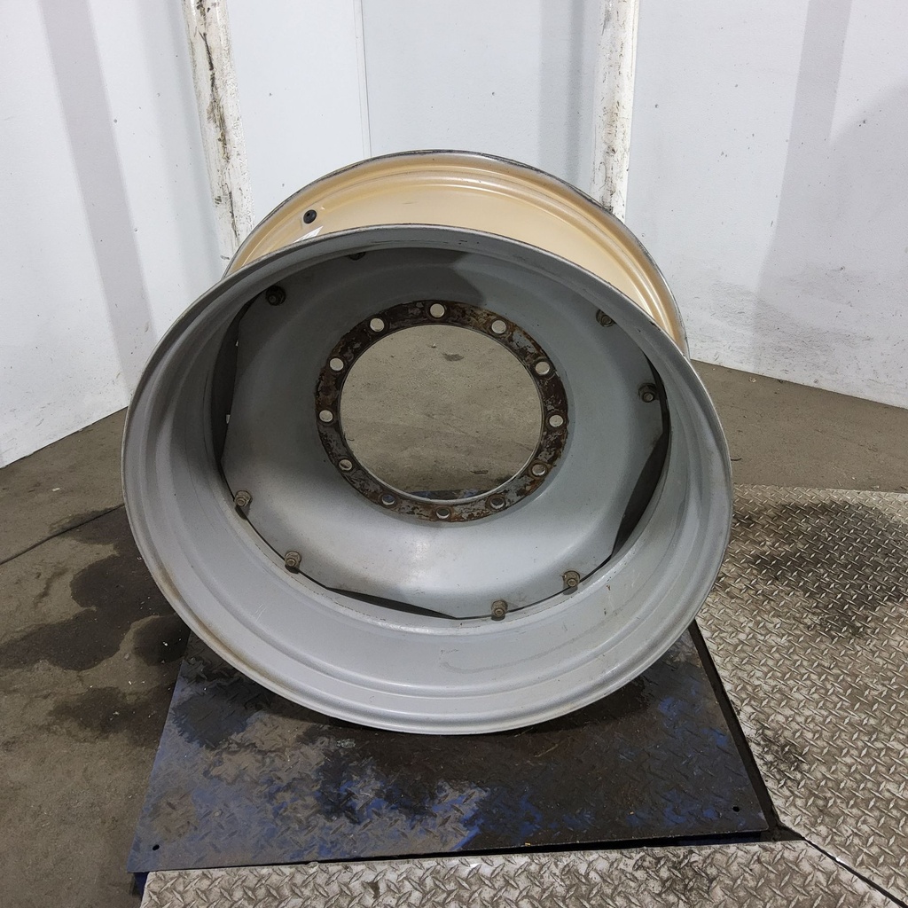 15"W x 34"D, Agco Corp Gray 8-Hole Waffle Wheel (Groups of 2 Bolts)