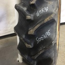 16.9/R30 Goodyear Farm Special Sure Grip Radial TD8 R-2 on John Deere Yellow 12-Hole Waffle Wheel (Groups of 3 bolts) 80%