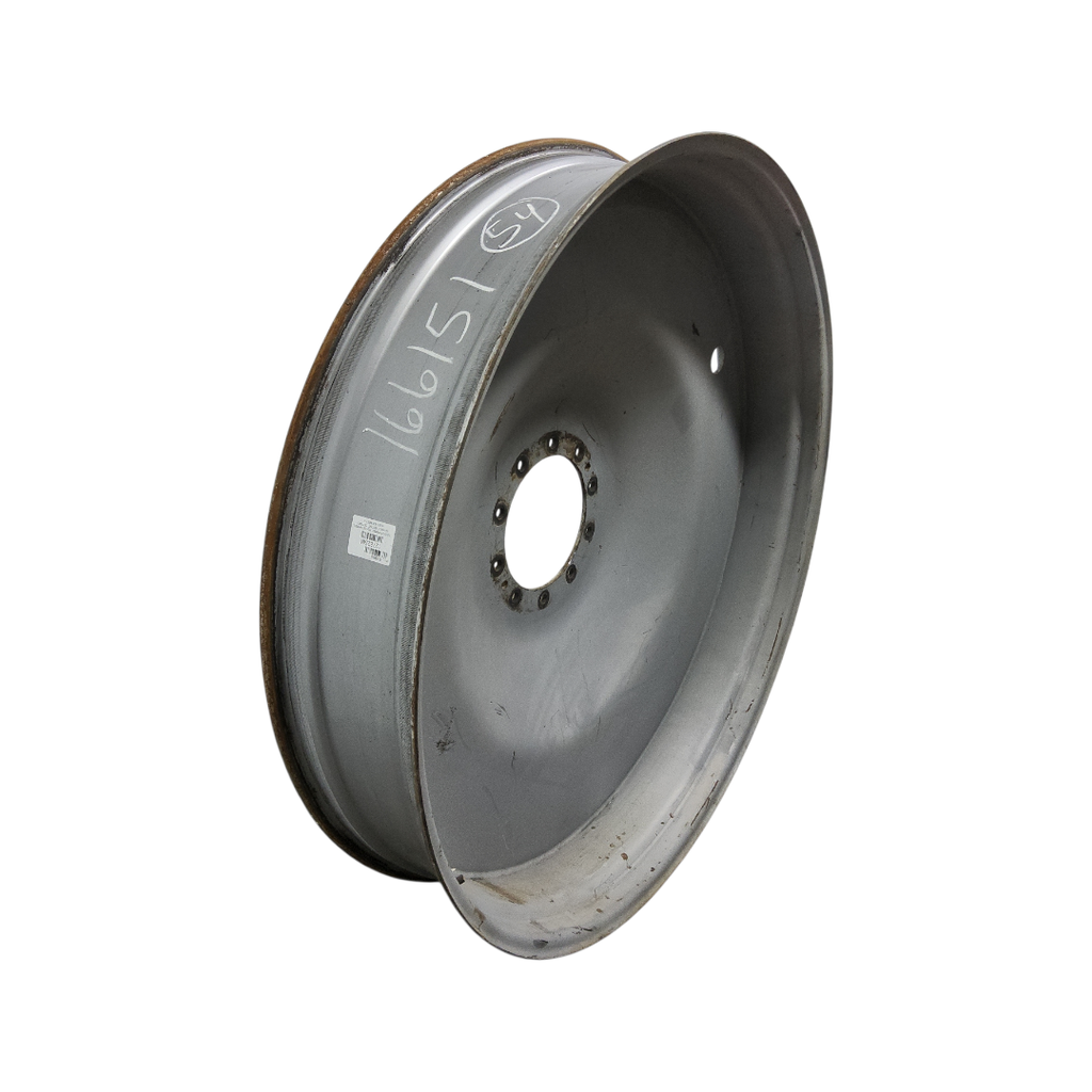 10"W x 54"D, Case IH Silver Mist 10-Hole Formed Plate , -7.75" Offset